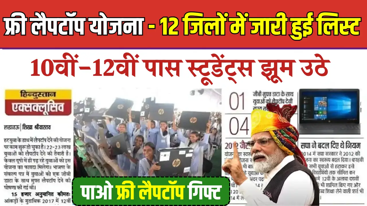 Free Laptop Yojana List 2025